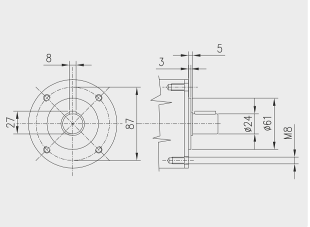 Hochdruck Pumpengetriebe, Typ B 18 für Benzinmotoren