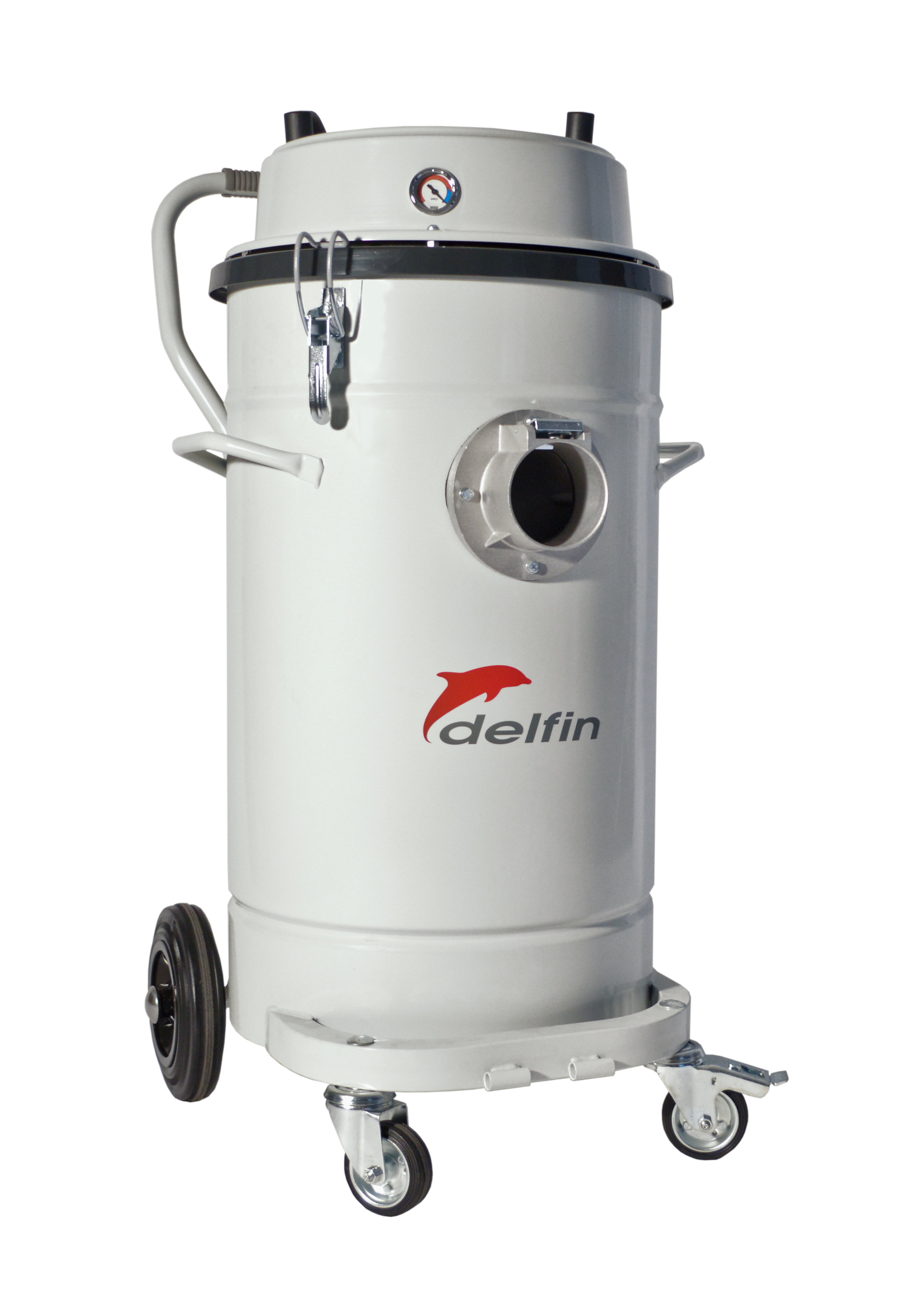 802-wd-air_nuovo-carrello Delfin Air 802 WD  AIREX 1V, 2V Industriesauger druckluftbetrieben
