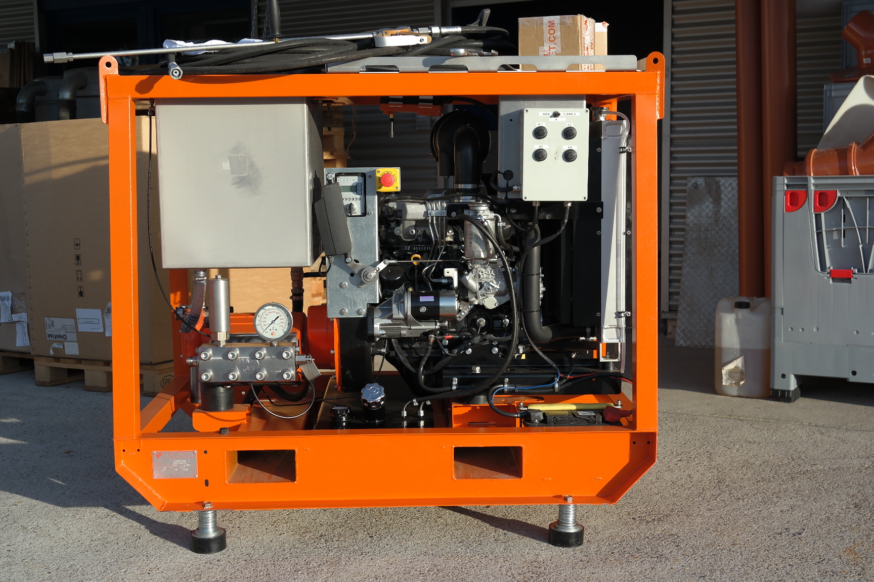 CD50-800-1000 MIETGERÄT DENJET CD 50-800/1000 bar Höchstdruckreiniger, Dieselbetrieben, 17l/min