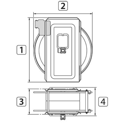 Automatik Hochdruckschlauchaufroller ST 14 / ST 20 / ST 30 / ST 40 - trockene Umgebung