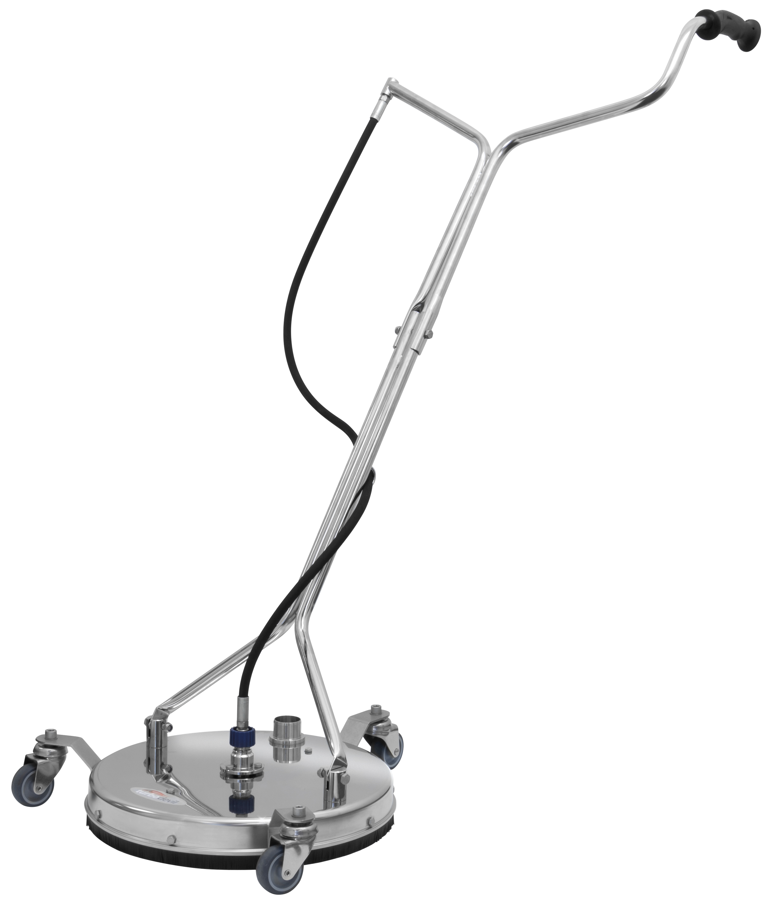 Flächenreiniger TurboDevil - TD410 mit Fahrbügel + Absaugung 1/4" IG
