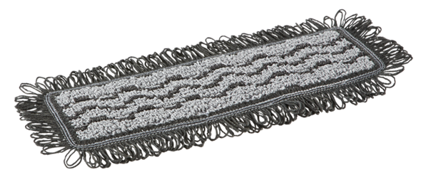 Vikan Damp 42 dark, Klettbezug, 25 cm, grau (VPE 5)