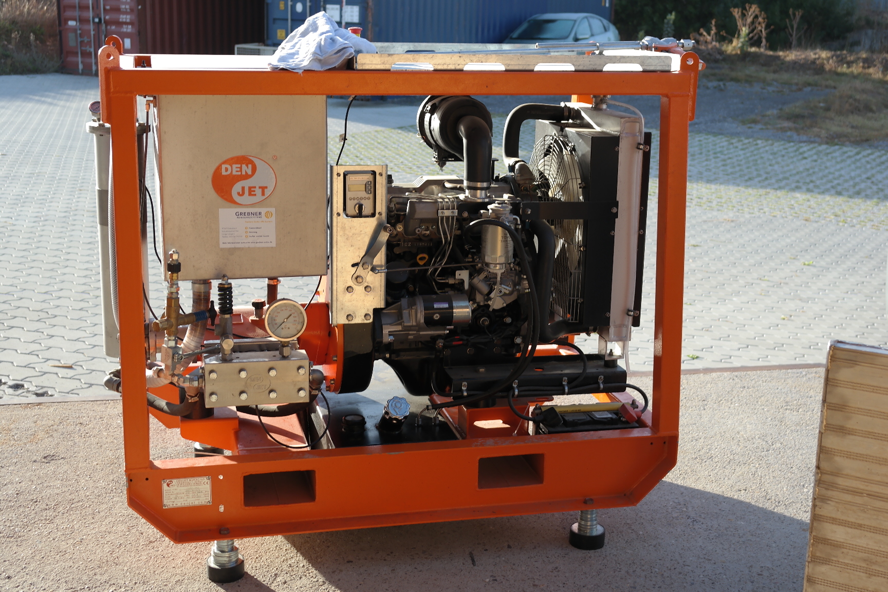 MIETGERÄT DENJET CD 50-800/1000 Höchstdruckreiniger, Dieselbetrieben, 230 bar