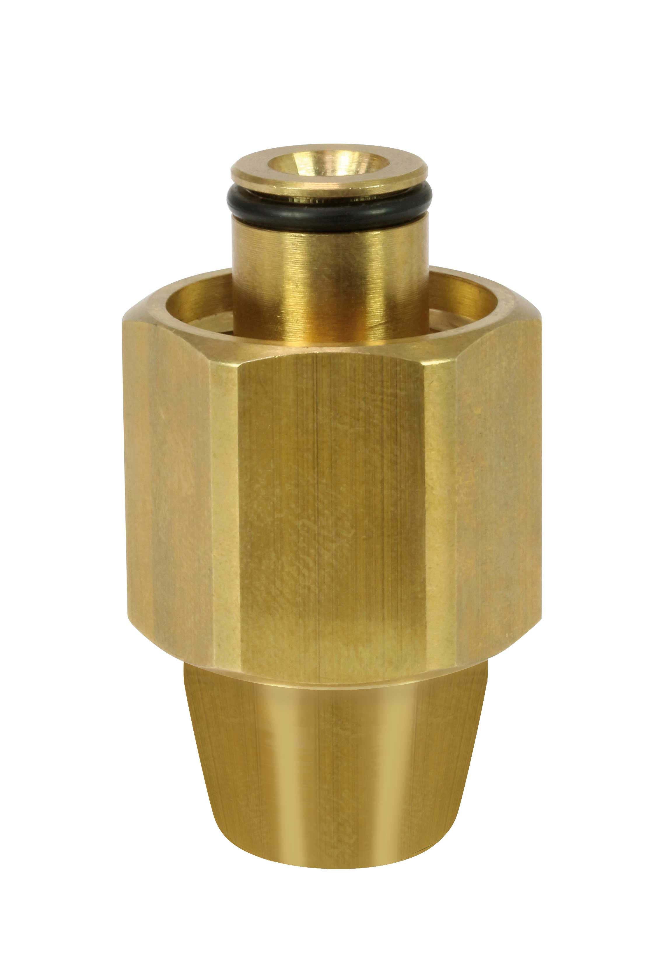 Adapter K-Lock-6 3/8" IG : TR22 IG Messing