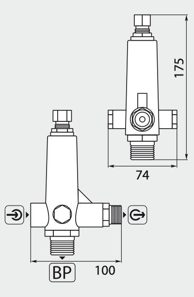 INTERPUMP Umlaufventil K5