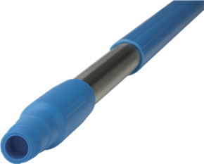 VikanErgonomischer Edelstahlstiel, Ø31 mm, 1025 mm, grün