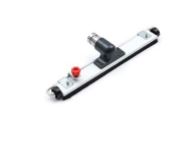 Delfin Bodensaugdüse 430 / 550 mm mit Borsten und Rollen