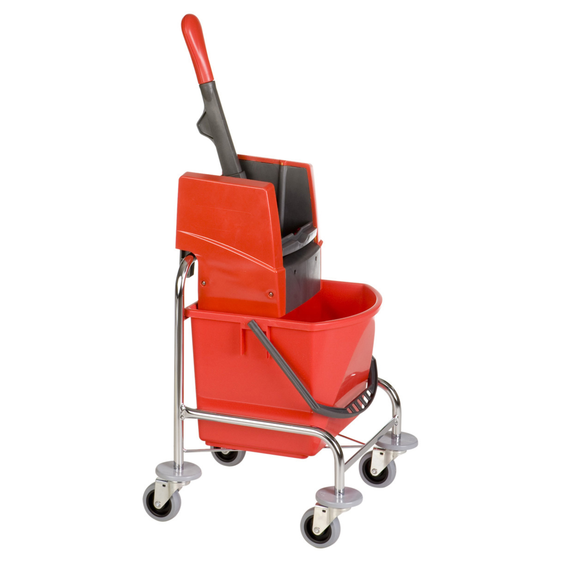 Vermop 0488, Aquva Nasswischwagen, 1 x 17 l, verchromt
