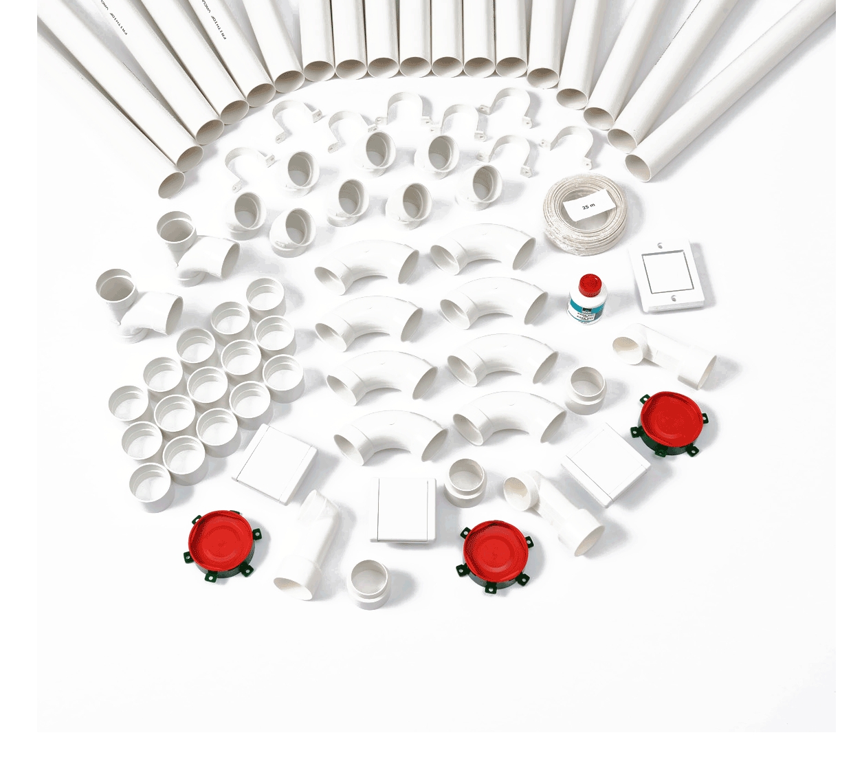 42000202 Nilfisk Installationspaket 3, für Haussauganlagen