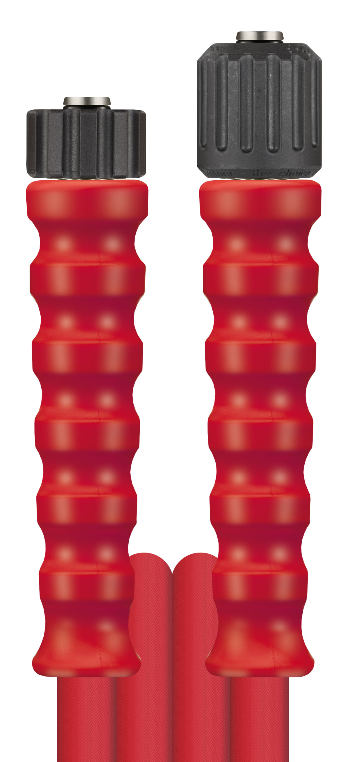 Hochdruckschlauch rot - 1SN - 8 DN - 315 bar - 150°C - drehbar