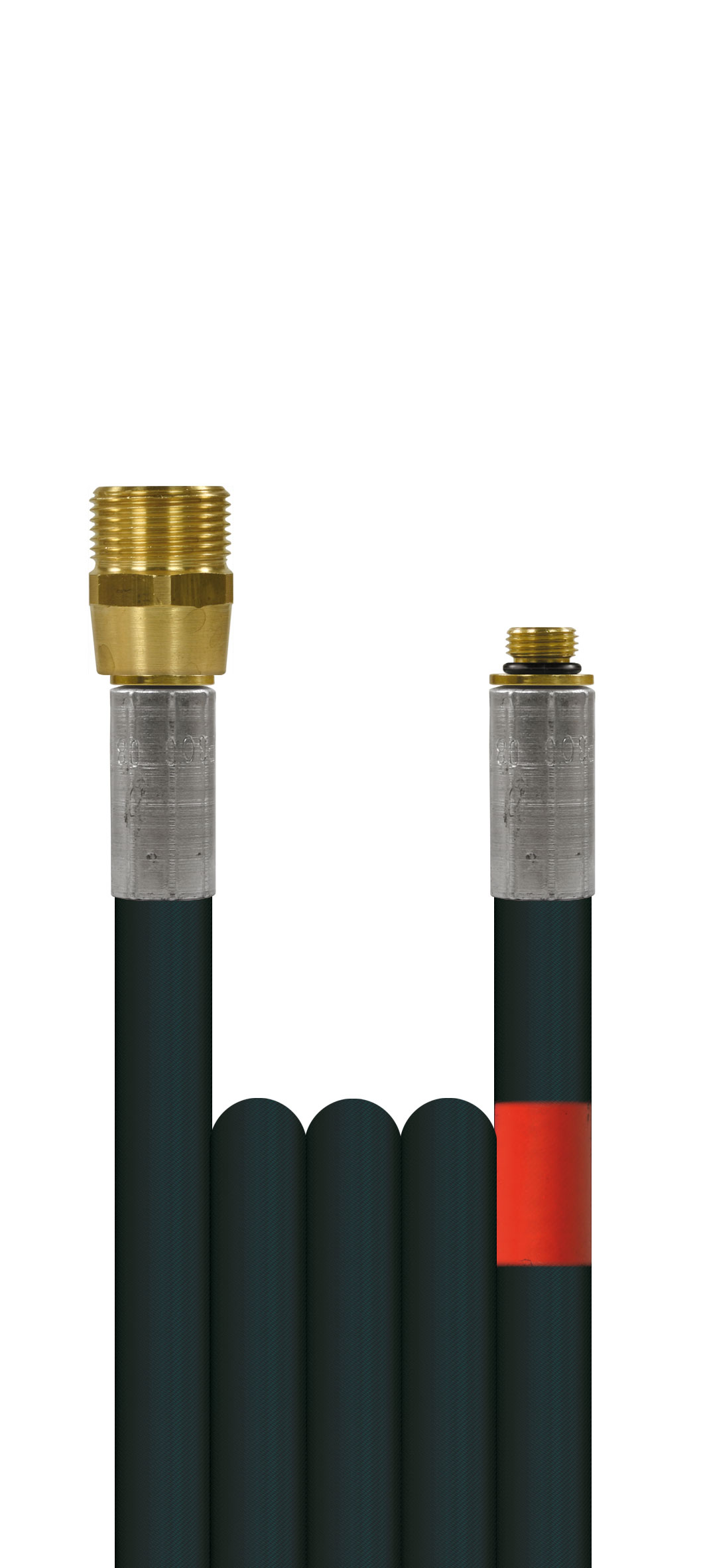 Rohrreinigungsschlauch 1/4" Flexy DN06 300 bar glatte Decke schwarz