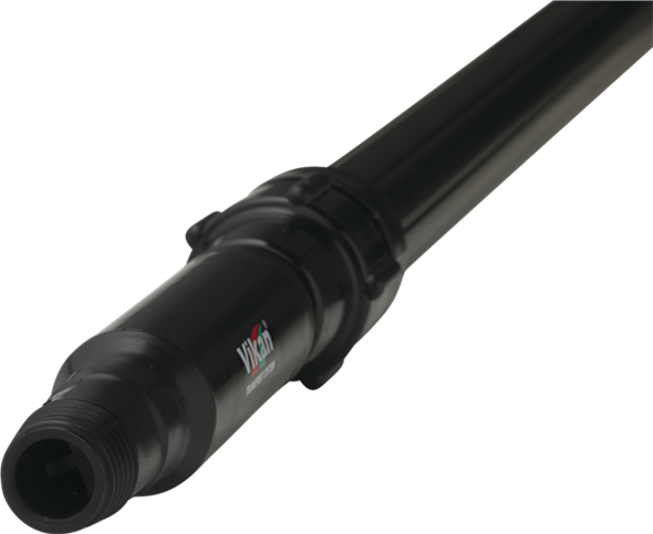 9715cfe7-7552-4060-9529-d9d8813a6926 Vikan Teleskopstiel, Aluminium, 1575 - 2780 mm, Ø32 mm, schwarz