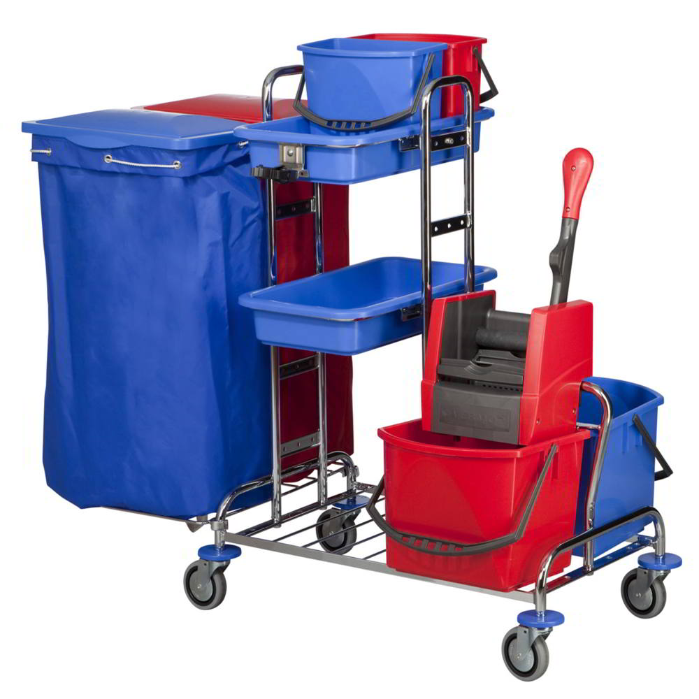 Vermop Reinigungswagen Variant 27 verchromt