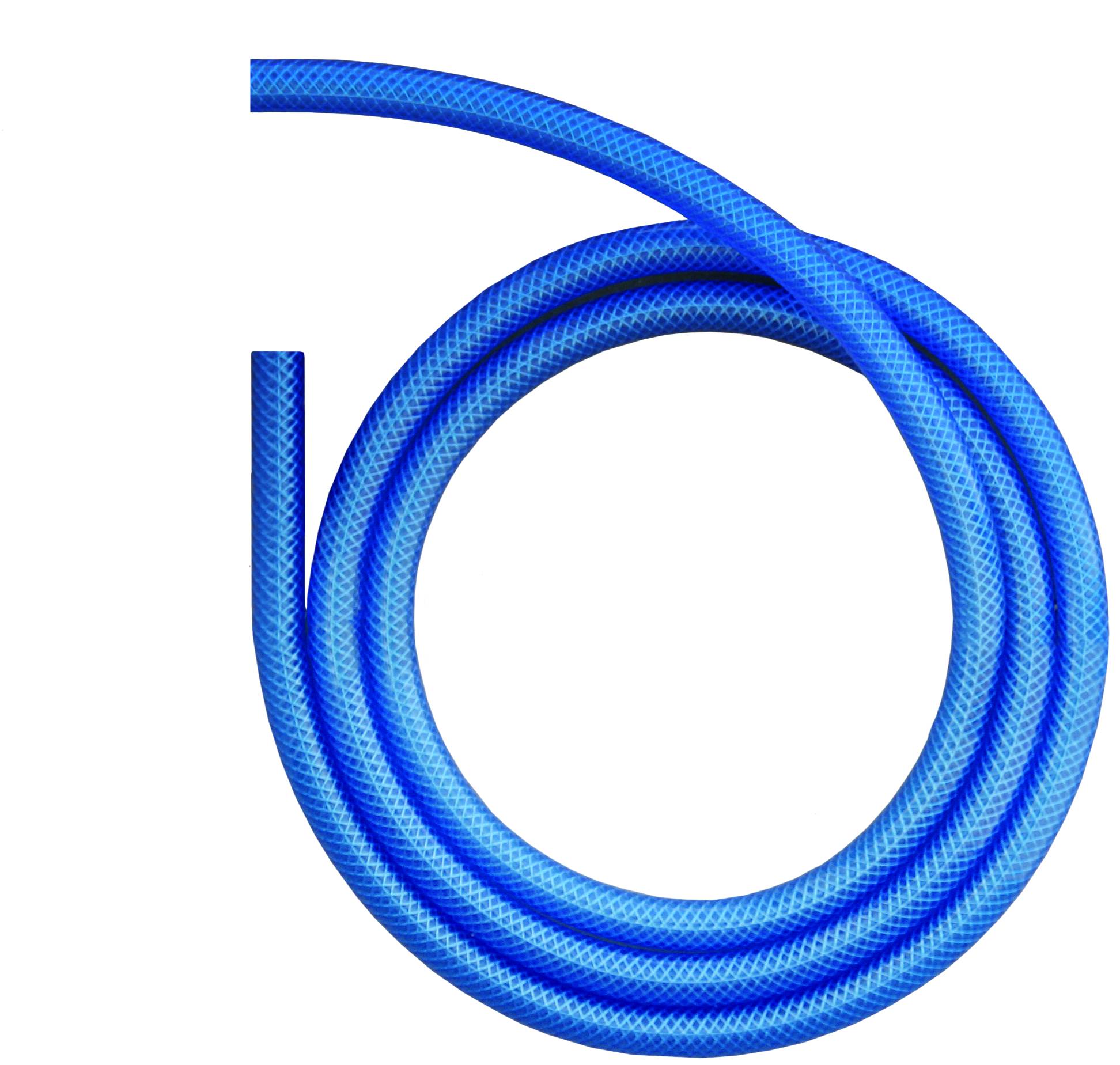 Niederdruck Gewebeschlauch, Blau, 50m Rolle