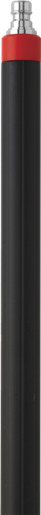 Vikan Teleskopstiel, Wasserdurchlauf, Q-Kupplung, 1600-2780 mm, Ø31 mm, schwarz