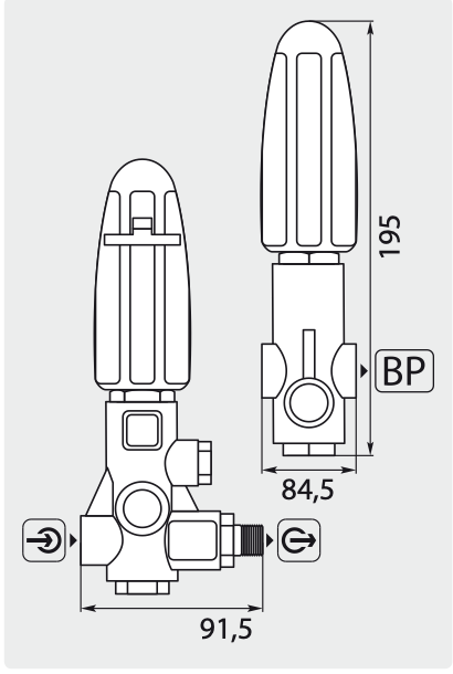 INTERPUMP Umlaufventil H284