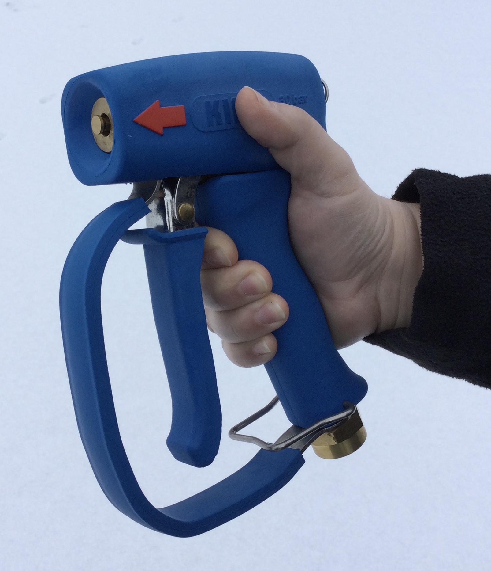 IMG_0084 Spritzpistole Niederdruck + Bügel, blau, 30 bar