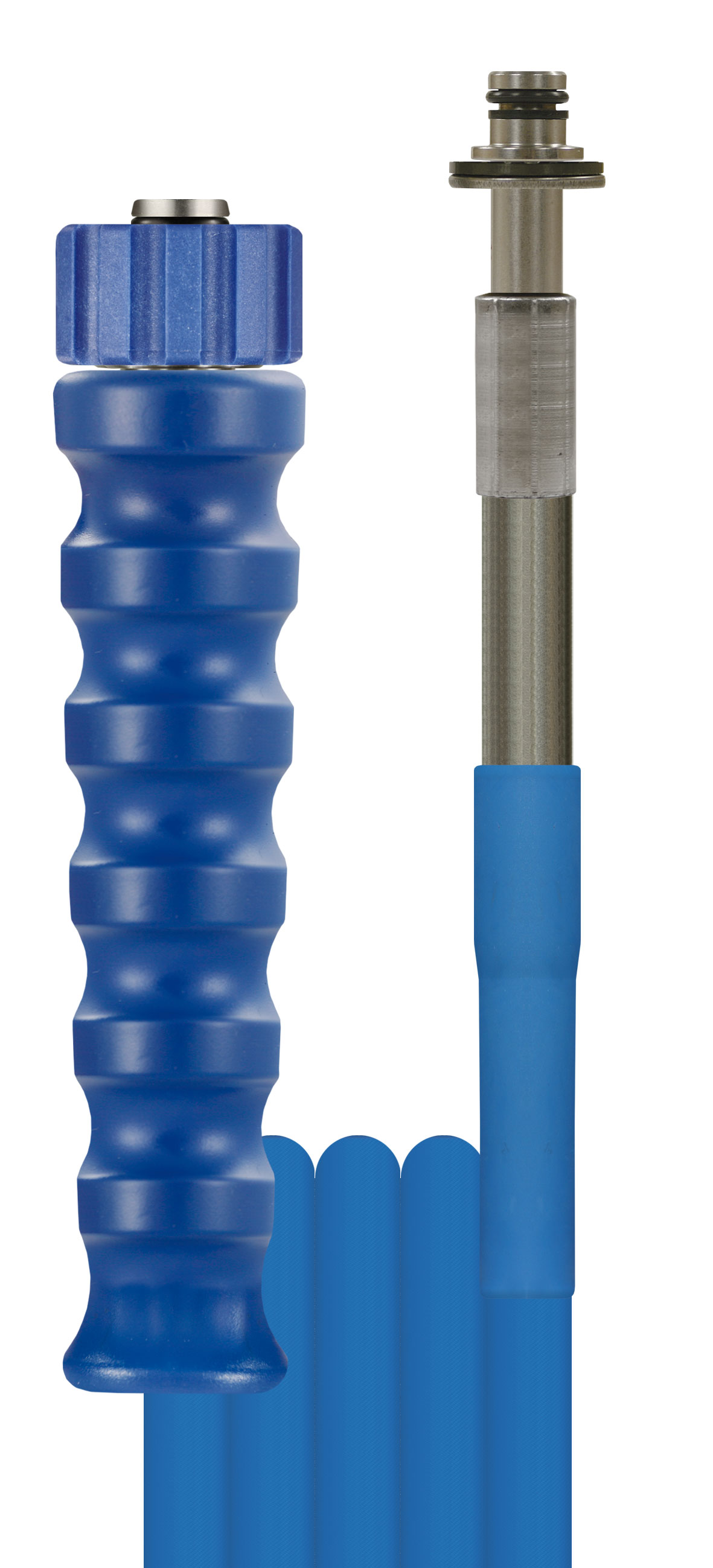 Hochdruckschlauch 1SN - DN06 - 250 bar - DKO 22 : Steck. 10 mm - blau