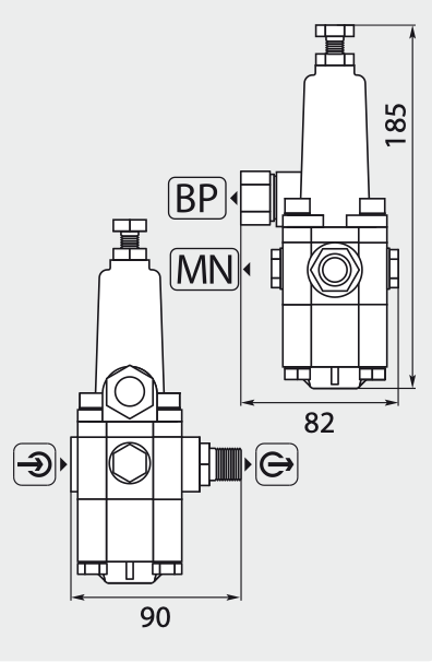 INTERPUMP Umlaufventil K7