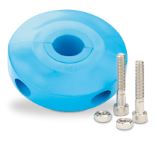 Schlauchstopper-blau Schlauchstopper für 10 bis 34 mm Durchmesser in blau und schwarz