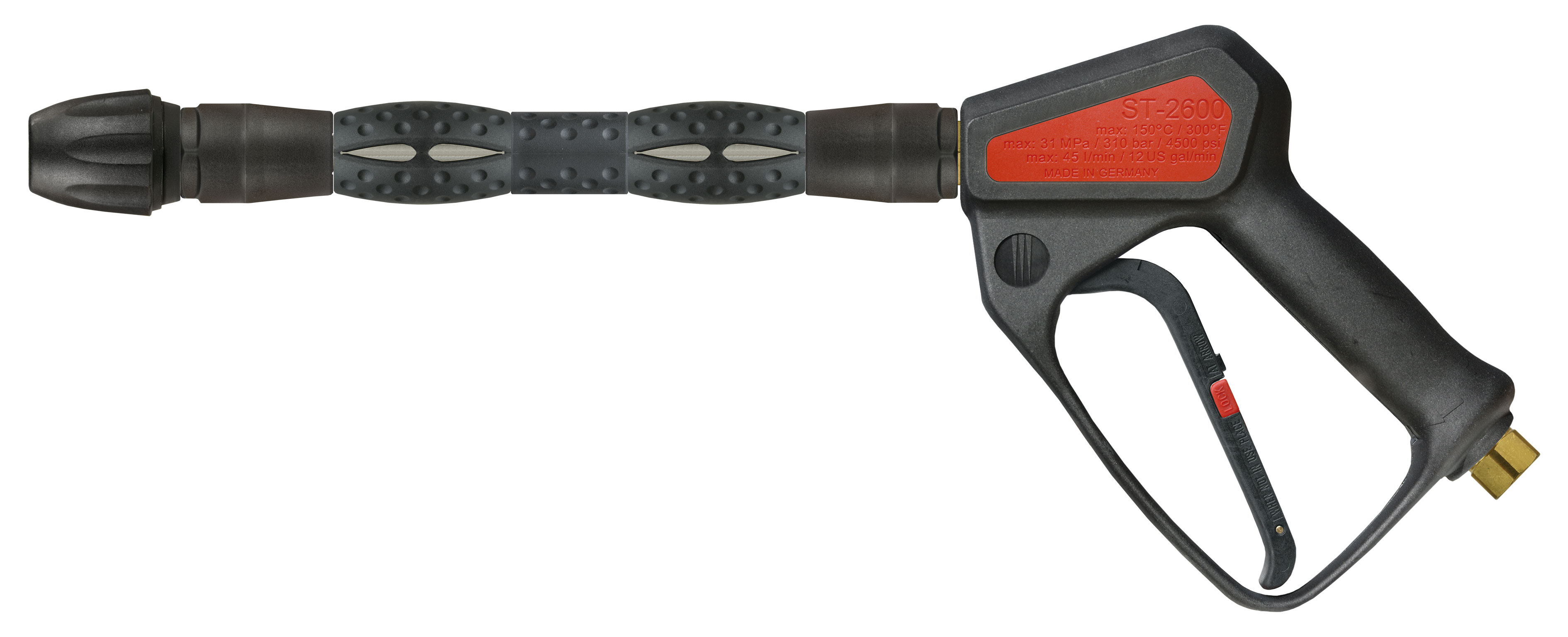 Hochdruckspritzpistole | ST-2600 | 250 bar | 150 °C | Verlängerung