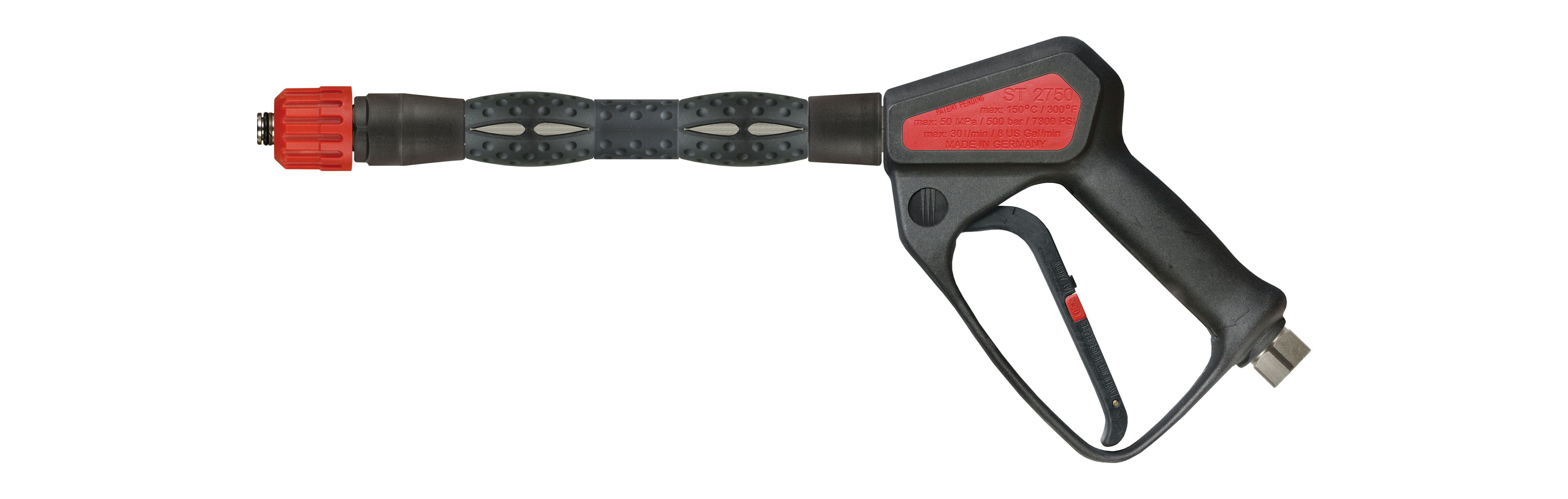 Hochdruckspritzpistole | ST-2750 | 500 bar | 150 °C | Verlängerung