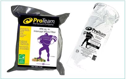 Mikro-linierte Filtersäcke für Rückensauger Super Quarter Vac