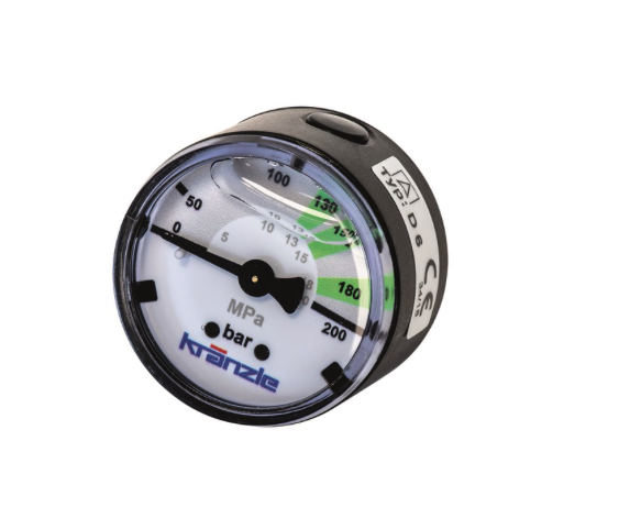 Kränzle X-Serie Manometer, 0-250 bar, Ø 40 mm