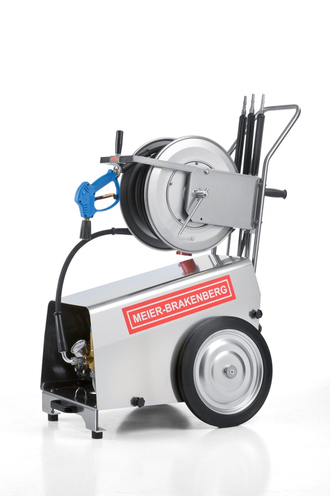MBH-1800-Meier-Brakenberg MBH 1800 Kaltwasser Hochdruckreiniger mit Schlauchtrommel 960 U/min