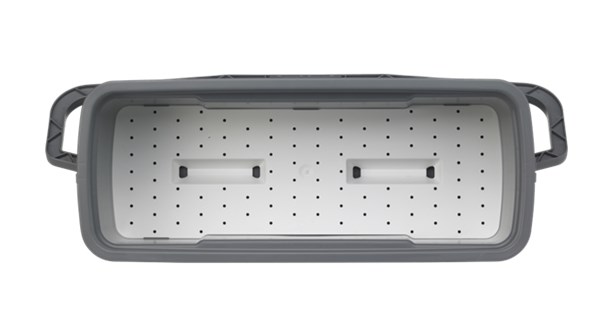 581410-4 Vikan Komplette Mopbox mit Präparations Kit, 40 cm, Grau