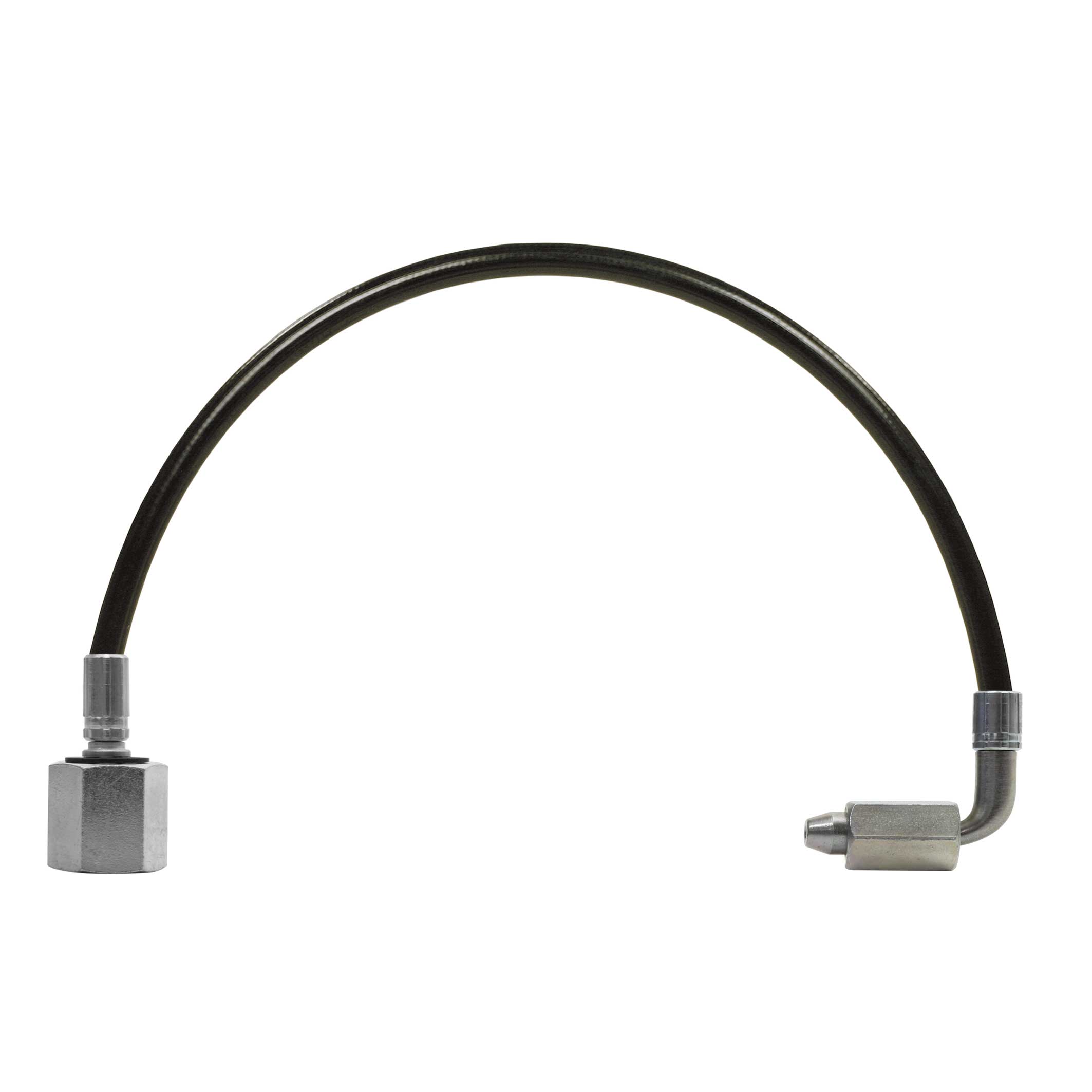 495-253-100-0 Manometeranschlussschlauch, DN 2, max. 250 bar / 65 °C, 90°