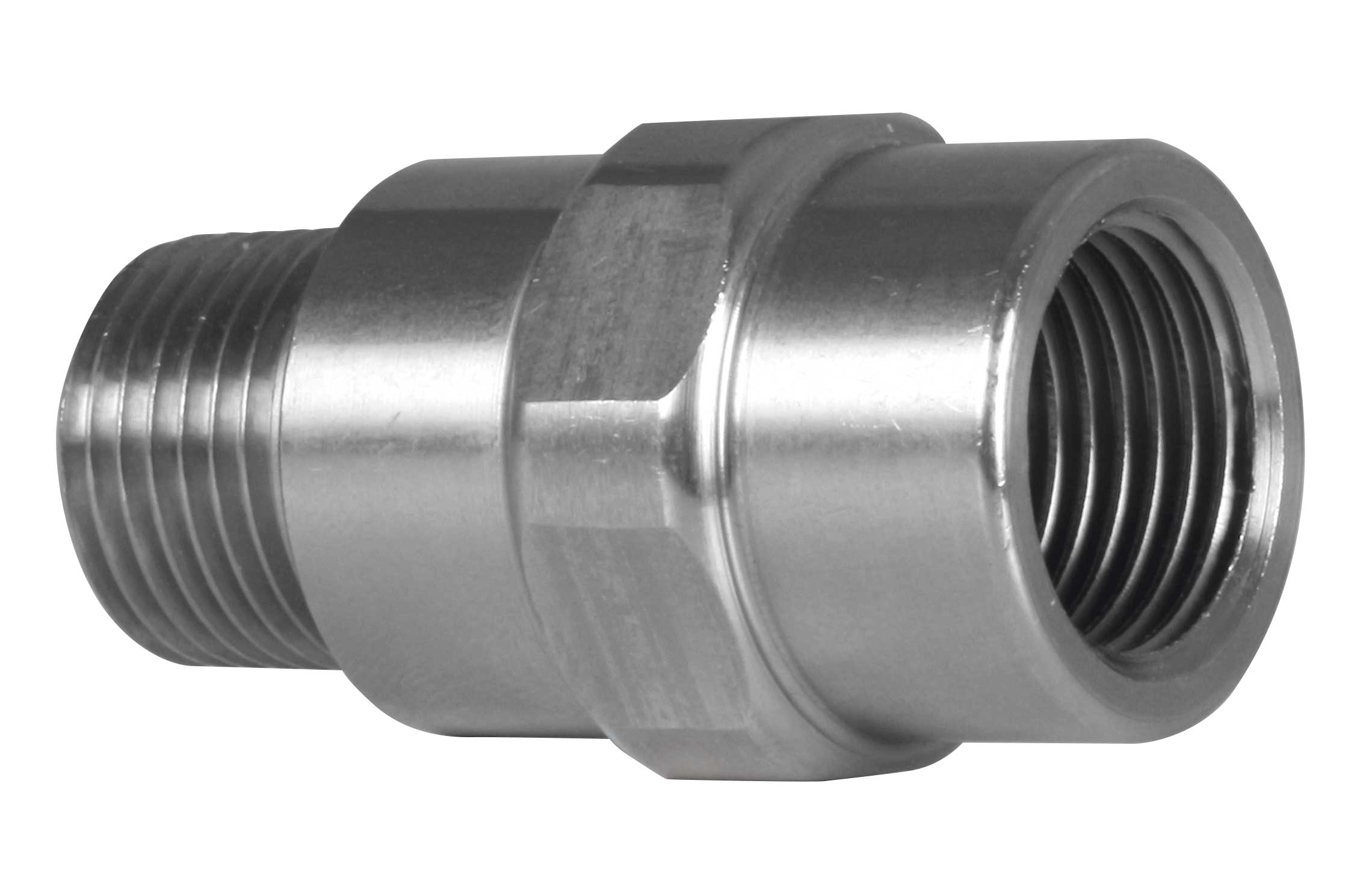 710-000-000-500_2 Wasserreduzierung Grundkörper 1/2" IG-AG Edelstahl