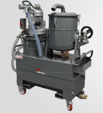 Delfin Tecnoil 400IF T, kompakter und komfortabler Ölsauger, 400 V (neues Modell)