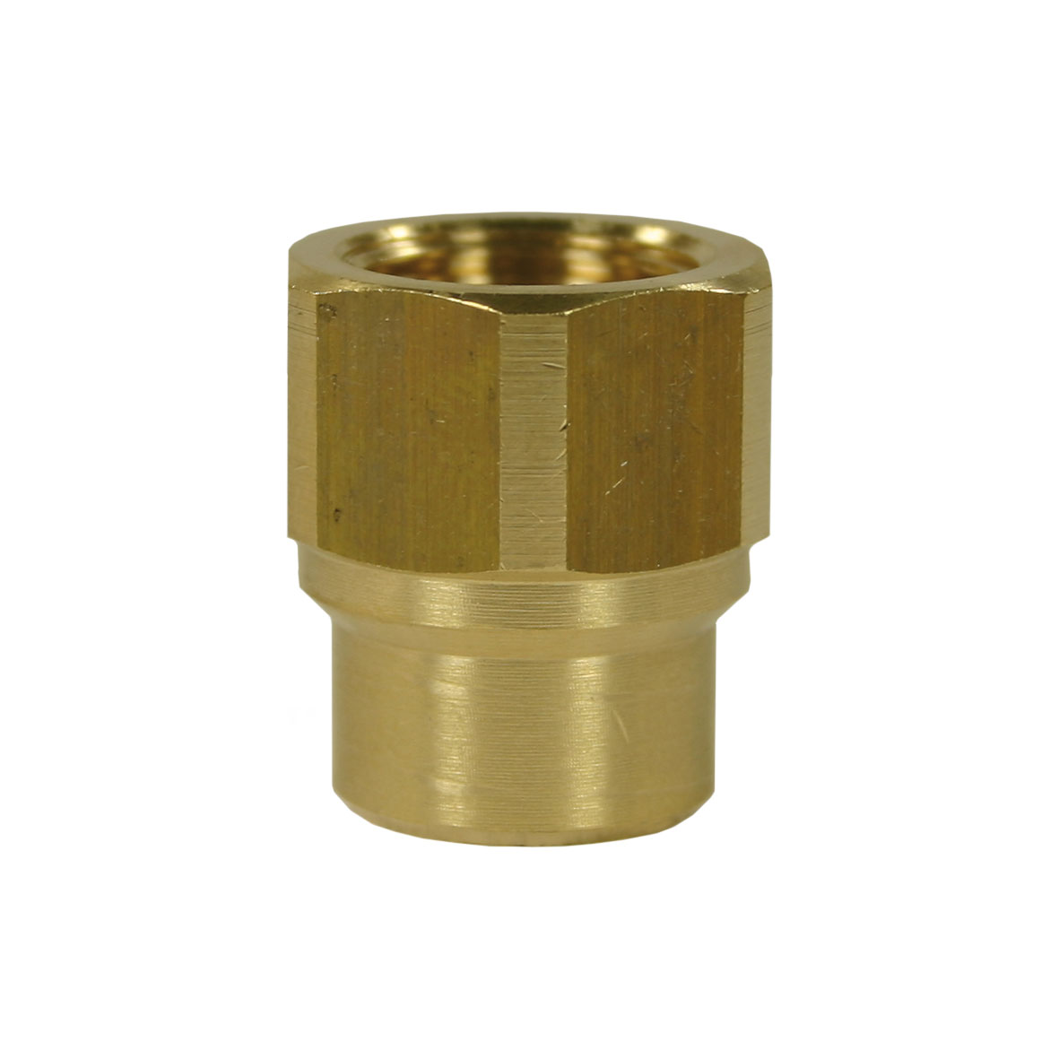 Muffe reduziert 1/4"IG : 1/8"IG Messing, 400 bar