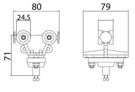 Schlauchwagen Profil: 32/30 mm