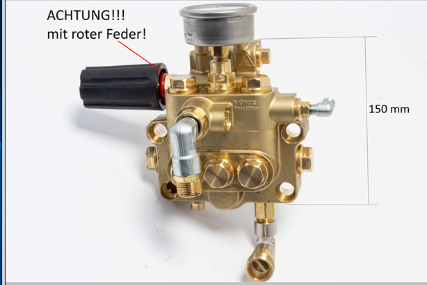 Ventilgehäuse AQ kpl. für B230-270 T einbaufertig