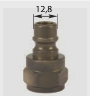 Hochdruckschnellkupplung ST-246-6 3/8"IG Nippel Edelstahl gehärtet