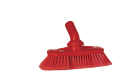 Vikan Waschbürste mit Drehgelenk & Wasserdurchlauf, 230 mm weich gesplisst