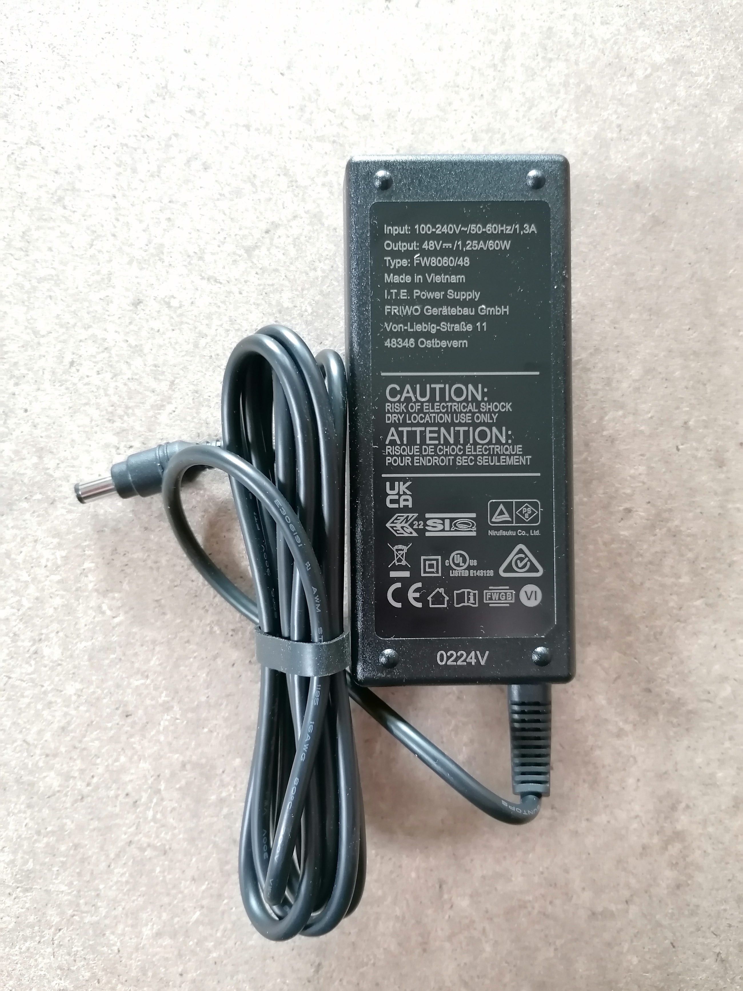 Nilfisk Ladegerät Batterie SC 250 -  LI 100-240V 1,25A (ohne Ladekabel)