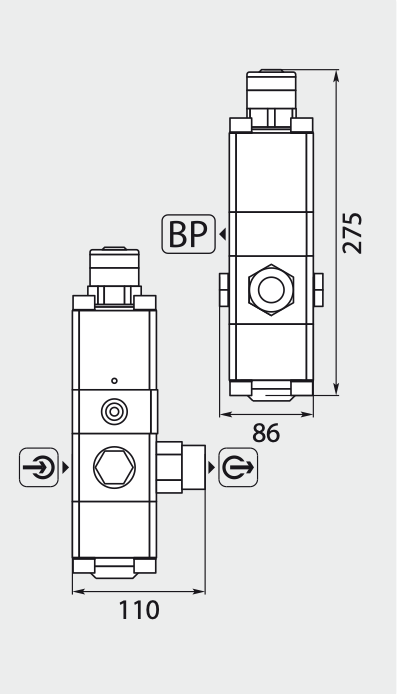 INTERPUMP Umlaufventil BKX