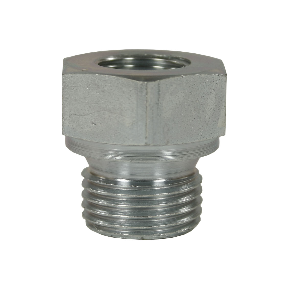 Reduziernippel IG : AG, Sechskant, Stahl verzinkt