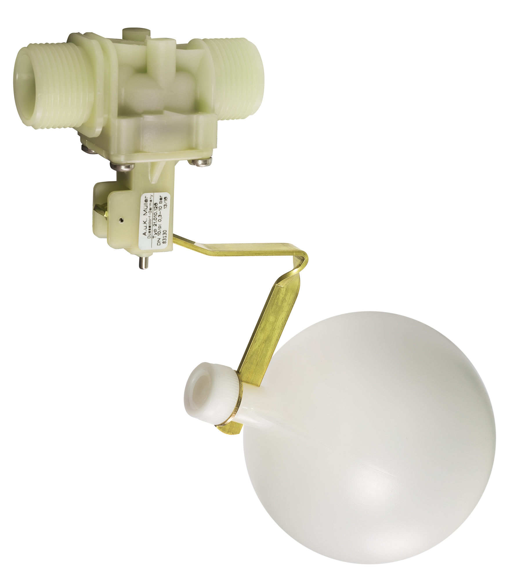 701-403 Niederdruck Schwimmerventil, AK mit Ball, kurz