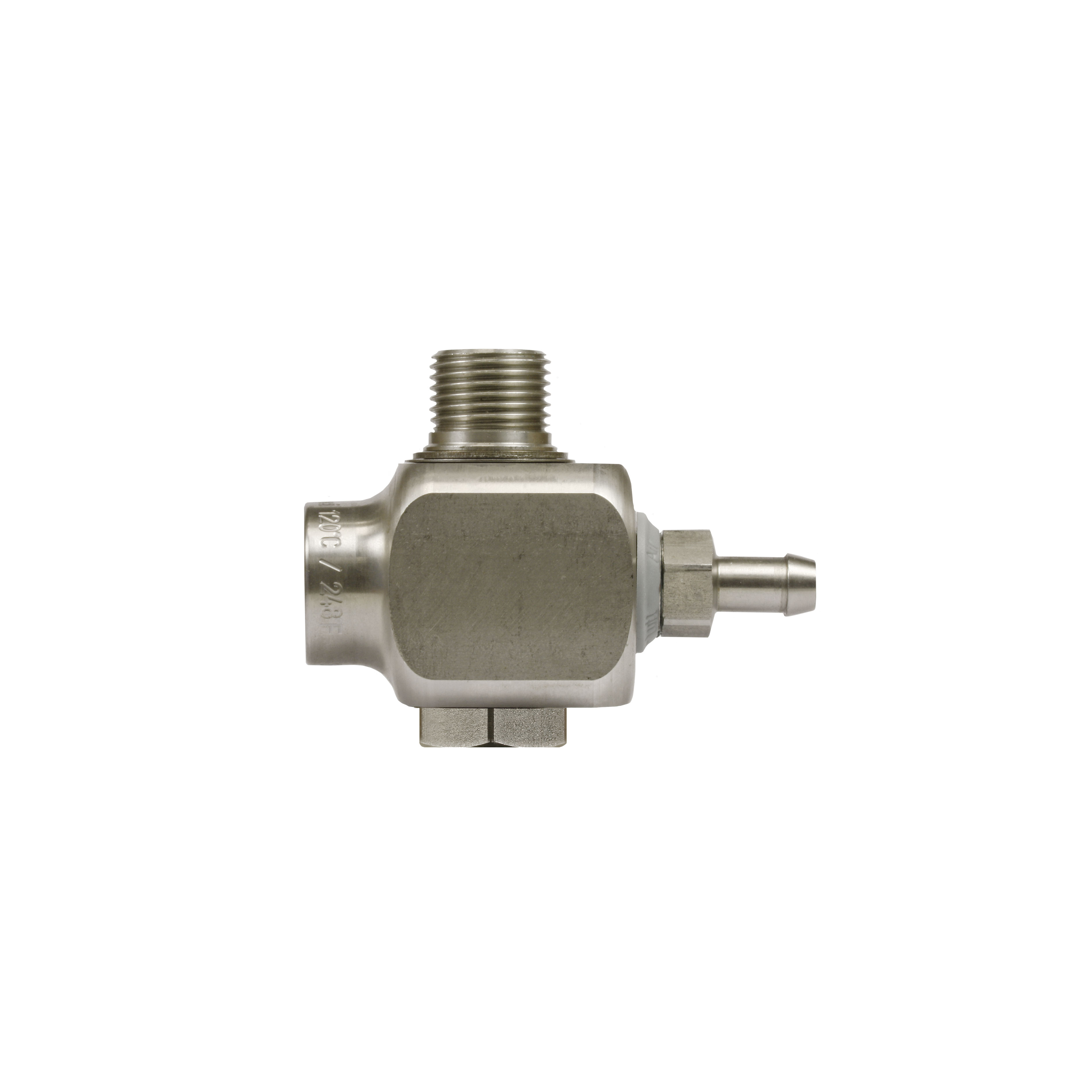 Druckluftmodul ST-163, Tülle 9 mm : 1/2" AG dreh.: 1/2" IG Edelstahl