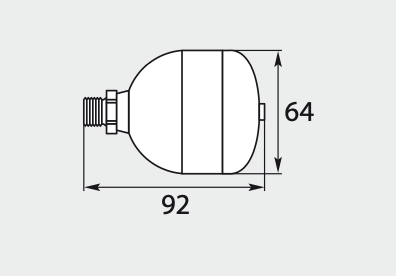 Druckspeicher - 0,07 Liter