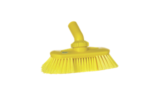 Vikan Waschbürste mit Drehgelenk & Wasserdurchlauf, 230 mm weich gesplisst