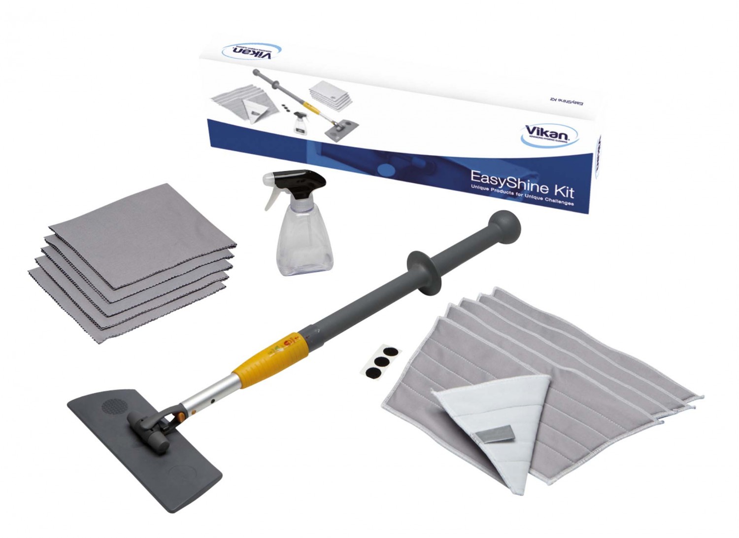 Easy-shine-kit-605-mm-grau-10319 Vikan Easy shine kit, 605 mm, grau