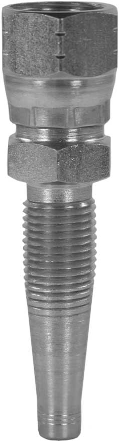 Schraubnippel mit Rohrgewinde, Stahl verzinkt, Typ DKR
