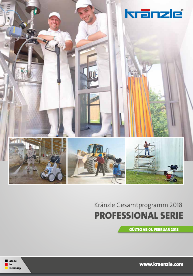 Kränzle Kataloge 2018
