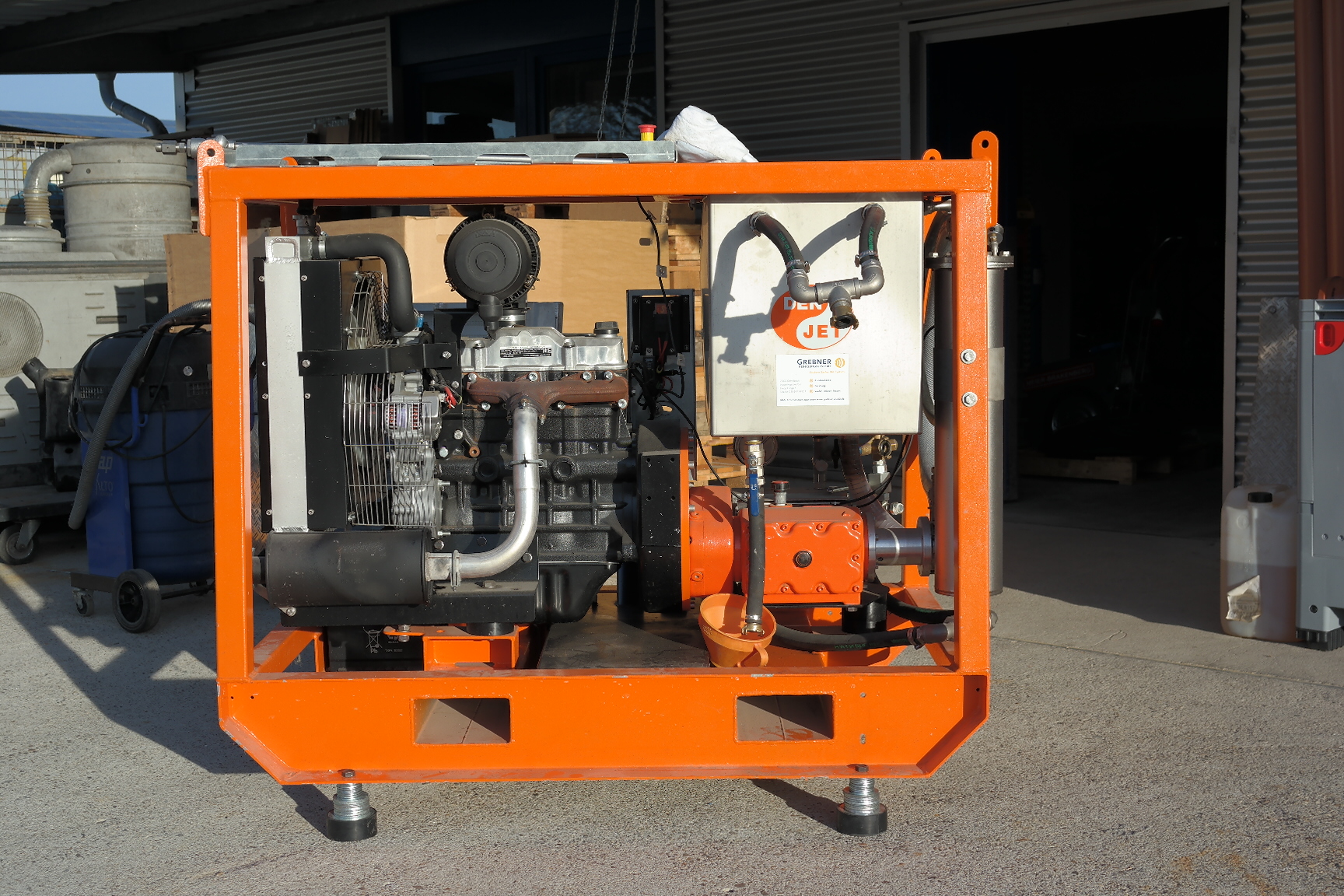 MIETGERÄT DENJET CD 50-230 Höchstdruckreiniger, Dieselbetrieben, 230 bar