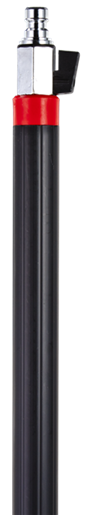 Vikan Stiel m. Wasserdurchlauf, Q-Schnellkupplung, Alu, on/off, Ø31 mm, 1575 mm